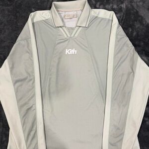 Kith Men's Grey and Green Polo-shirts